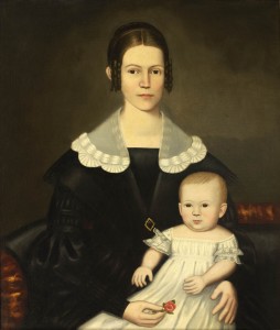 "Woman and Child" by Erastus Salisbury Field, c. 1840